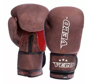Перчатки боксерские VL-2209 Velo  12oz Красный (37241042)