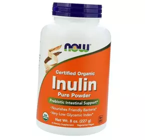Органический Инулин, Inulin Powder, Now Foods  227г (69128002)