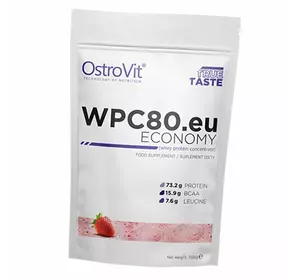 Концентрат Сывороточного Протеина, WPC80.eu economy, Ostrovit  700г Клубника (29250008)