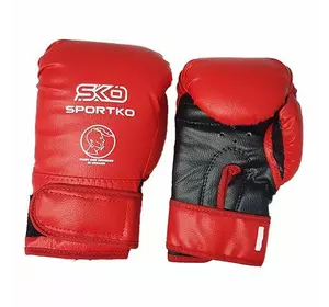 Перчатки боксерские детские PD-2 Sportko  7oz Красный (37451034)