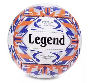 Мяч волейбольный VB-3125 Legend  №5 Бело-сине-оранжевый (57430033)