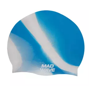 Шапочка для плавания Multi M053001 Mad Wave   Голубой (60444190)