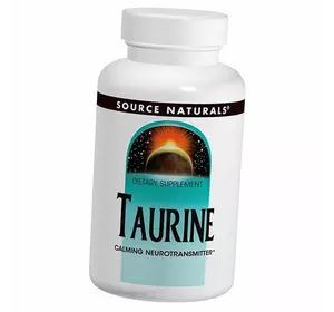 Таурин, Taurine 500, Source Naturals  120таб (27355008)