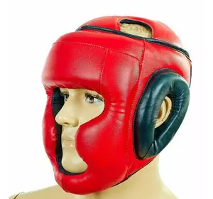 Шлем боксерский с полной защитой LV-4294 Lev Sport  L Красный (37423004)