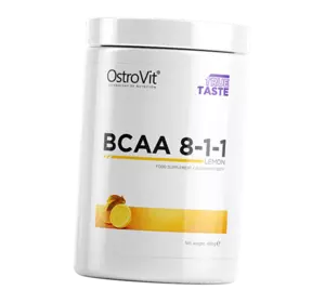 BCAA для мышечной массы, Pure BCAA 8:1:1 , Ostrovit  400г Лимон (28250003)
