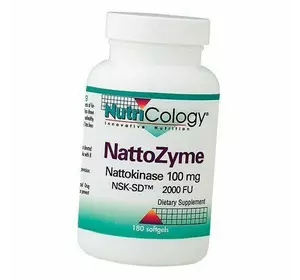Наттокиназа, NattoZyme 100, Nutricology  180гелкапс (72373001)