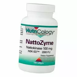 Наттокиназа, NattoZyme 100, Nutricology  180гелкапс (72373001)