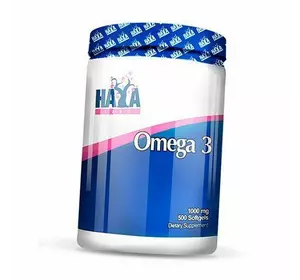 Омега 3 для взрослых, Omega-3 1000, Haya  500гелкапс (67405002)