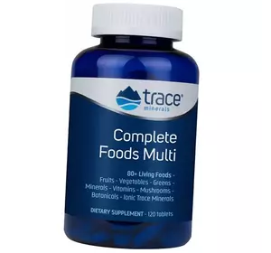 Мультивитамины, Complete Foods Multi, Trace Minerals  120таб (36474026)