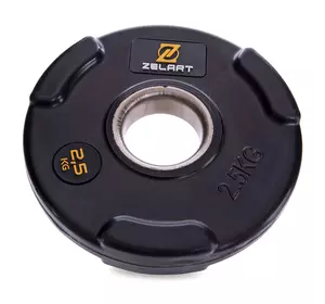 Блины (диски) обрезиненные TA-2673 Zelart  2,5кг  Черный (58363166)