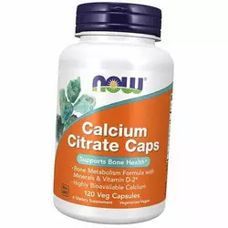 Витамины для костей, Calcium Citrate Caps, Now Foods  120вегкапс (36128081)