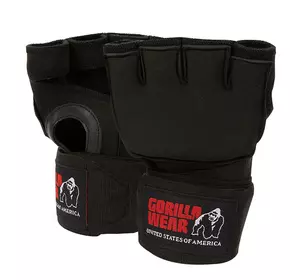 Перчатки Gel Glove Wraps Gorilla Wear  S/M Черно-белый (37369013)