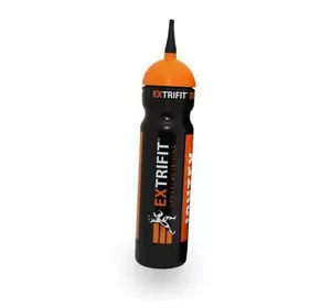 Спортивная бутылка Extrifit   700мл Черно-оранжевый с носиком (09002002)