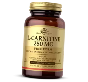 Л Карнитин в свободной форме, L-Carnitine 250, Solgar  90вегкапс (02313007)