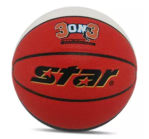 Мяч баскетбольный 3ON3 BB4146C-31 Star  №6 Красно-сине-белый (57623076)