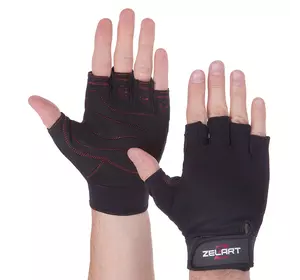 Перчатки для фитнеса SB-161575 Zelart  M Черный (07363060)