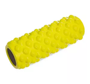 Роллер для йоги и пилатеса Bubble FI-5714    36см Лимонный (33508033)