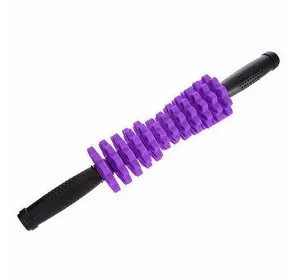 Массажер-палка роликовый Massager Bar FI-2518     Черно-фиолетовый (33508067)