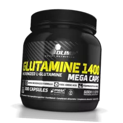 Глютамин в капсулах, L-Glutamine 1400 Mega Caps, Olimp Nutrition  300капс (32283003)