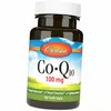 Коэнзим Q10 с Витамином Е, CoQ10 100, Carlson Labs  30гелкапс (70353006)
