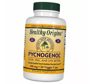 Пикногенол, Pycnogenol 100, Healthy Origins  30вегкапс (70354011)