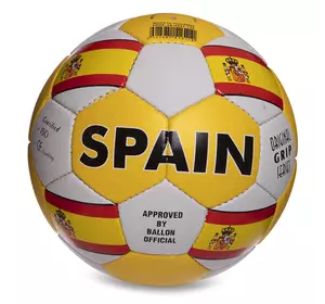 Мяч футбольный Spain FB-0047-135 Ballonstar  №5 Желто-белый (57566113)