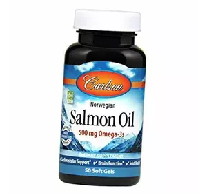 Норвежское масло лосося, Salmon Oil, Carlson Labs  50гелкапс (67353001)