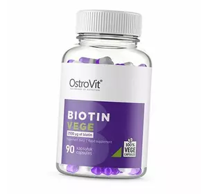 Биотин, Biotin VEGE, Ostrovit  90капс (36250044)