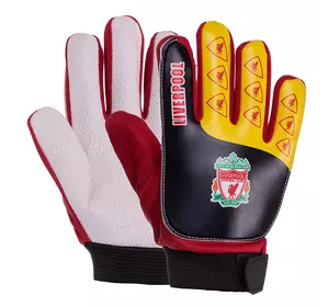 Перчатки вратарские юниорские Liverpool FB-0028-06 FDSO  7 Красно-желтый (57508122)
