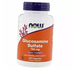 Глюкозамин в капсулах, Glucosamine Sulfate 750, Now Foods  120капс (03128012)