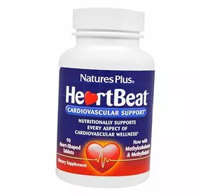Комплекс для поддержки сердечно-сосудистой системы, HeartBeat, Nature's Plus  90таб (36375053)