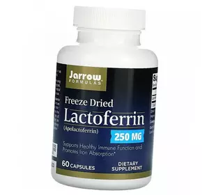 Лактоферрин, Lactoferrin, Jarrow Formulas  60капс (72345007)