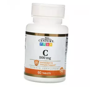 Витамин С, Аскорбиновая кислота, Vitamin C 1000, 21st Century  60таб (36440072)