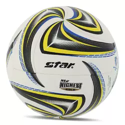 Мяч футбольный New Highest Gold SB4025TB   №5 Бело-желто-черный (57623021)