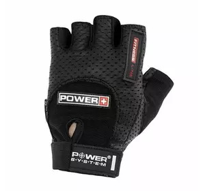 Перчатки для фитнеса и тяжелой атлетики Power Plus PS-2500 Power System  S Черный (07227006)
