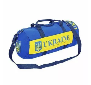 Сумка для тренировок с символикой GA-5633 Zelart   Синий Ukraine (39363003)