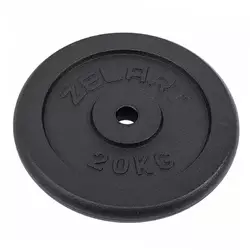Блины (диски) стальные TA-7785   20кг  Черный (58363170)