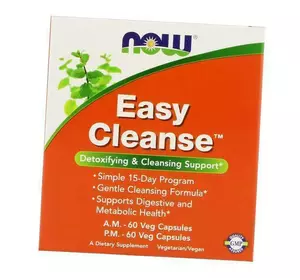 Детокс легкое очищение, Easy Cleanse, Now Foods  120вегкапс (71128130)