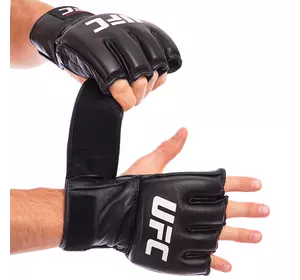 Перчатки для смешанных единоборств MMA Pro UHK-69908 UFC  Один размер Черный (37512101)