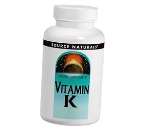 Витамин К, Vitamin K, Source Naturals  200таб (36355017)
