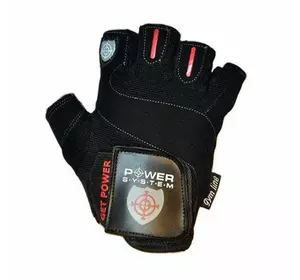 Перчатки для фитнеса и тяжелой атлетики Get Power PS-2550 Power System  M Черный (07227007)