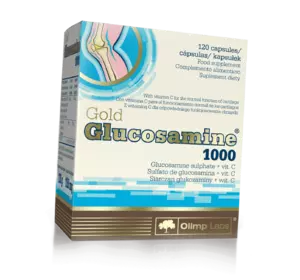 Глюкозамин Сульфат с Витамином С, Gold Glucosamine 1000, Olimp Nutrition  120капс (03283005)