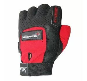 Перчатки для фитнеса и тяжелой атлетики Power Plus PS-2500 Power System  S Черно-красный (07227006)