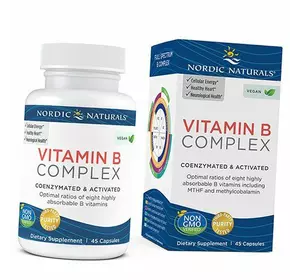 Витамины группы В, Vitamin B Complex, Nordic Naturals  45капс (36352032)