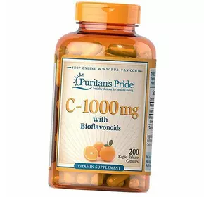 Витамин С с Биофлавоноидами, Vitamin C-1000 with Bioflavonoids, Puritan's Pride  200капс (36367019)
