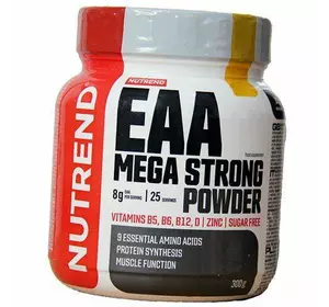 Незаменимые аминокислоты, EAA Mega Strong Powder, Nutrend  300г Апельсин-яблоко (27119009)