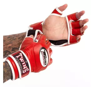 Перчатки для смешанных единоборств MMA GGL-6 Twins  XL Красный (37426165)