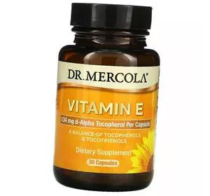 Витамин Е, Смесь токоферолов, Vitamin E, Dr. Mercola  30капс (36387027)