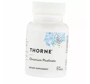 Пиколинат Хрома, Chromium Picolinate, Thorne Research  60капс (36357091)