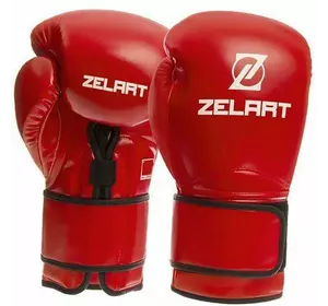 Перчатки боксерские BO-1391 Zelart  10oz Красный (37363057)